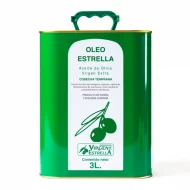 3 litros de Aceite Temprano ,De la Cooperativa Virgen De La estrella.