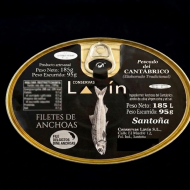 CAJA 10 UNIDADES - LATAS DE 24/28 FILETES DE ANCHOA EN ACEITE DE OLIVA (SERIE ORO)